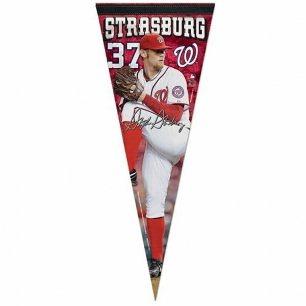 Wincraft Washington Nationals Pennant 12x30 Premium Style Stephen Strasburg 3208516331